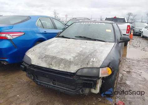 1995 Honda Civic Ex from USA, damaged, VIN 1HGEJ1124SL018416
